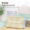 Large folding plastic storage box, student desktop organization, planner tape, stationery folding basketball basket, storage basket manufacturer Application Scenario